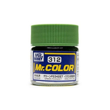 Mr Hobby (Gunze) C312 Mr Color Semi Gloss Green FS34227 Lacquer Paint 10ml